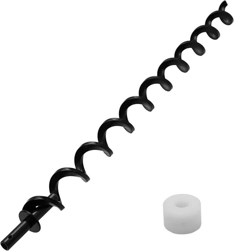 COMVIEE 23" Auger Shaft Screw Replacement Parts for Pit Boss 1000 and 1100 Series Pellet Grills, Auger Flighting Shaft & Auger Motor Bushing Kit, Replacement Parts Number: PB1000XL-031-R00 - Image 1